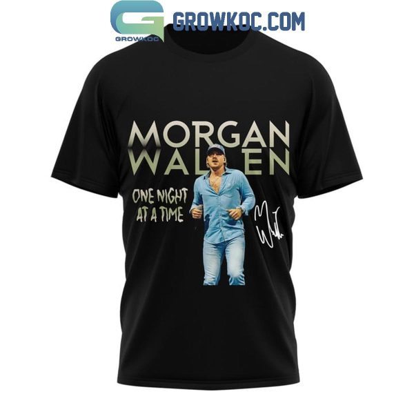 Morgan Wallen One Night At A Time 2024 Tour Bank Of America Stadium Hoodie T-Shirt