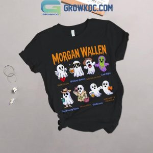 Morgan Wallen Wasted On You Halloween Fleece Pajamas Set