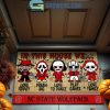 NC State Wolfpack In This House We Love Halloween Horror Movies Doormat