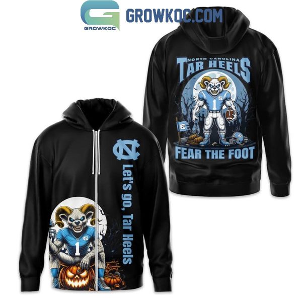 NC Tar Heels Fear The Foot Let’s Go Tar Heels Hoodie T-Shirt