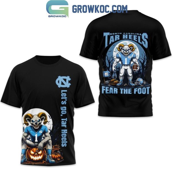 NC Tar Heels Fear The Foot Let’s Go Tar Heels Hoodie T-Shirt