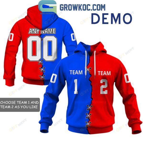 NFL Mix NCAA 2 Team Home Jersey Hoodie T Shirt