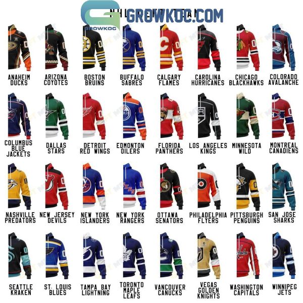 NHL Mix 2 Team Home Jersey Hoodie T Shirt