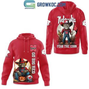 Nebraska Cornhuskers Fear The Corn Go Big Red Hoodie T-Shirt