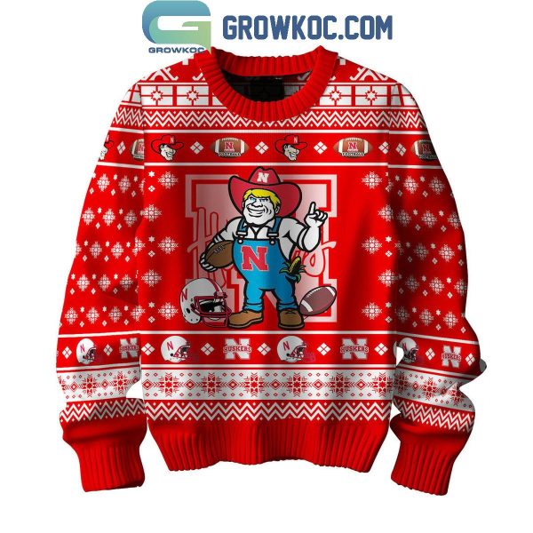 Nebraska Cornhuskers Matchday Game On Christmas Ugly Sweater