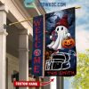 Minnesota Vikings Welcome Halloween 2024 Personalized House Garden Flag