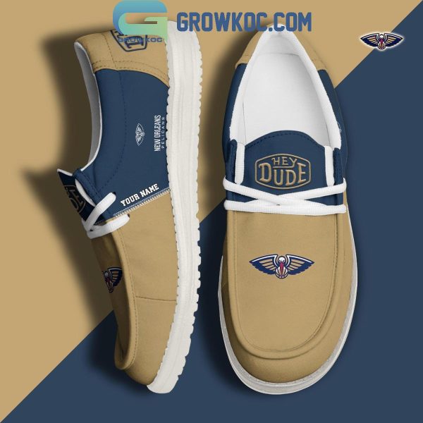 New Orleans Pelicans 2024 Personalized Hey Dude Shoes