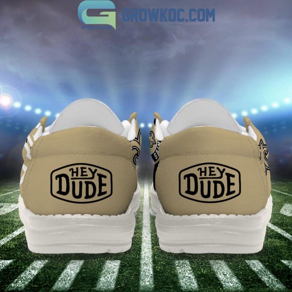 New Orleans Saints 2024 Version Personalized Hey Dude Shoes