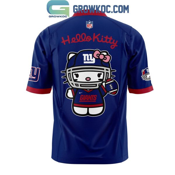 New York Giants Hello Kitty Blue Sky Dream Football Jersey