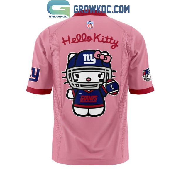 New York Giants Pink Love Heart Football Jersey