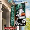 Philadelphia Eagles Welcome Halloween 2024 Personalized House Garden Flag