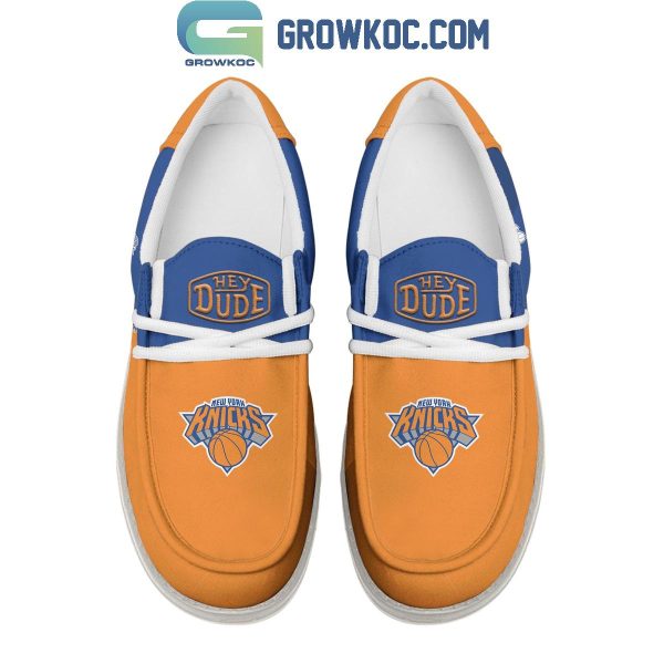 New York Knicks 2024 Personalized Hey Dude Shoes