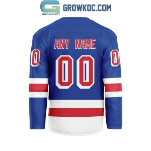 New York Rangers Be The Fighter 2024 Home Personalized Hockey Jersey