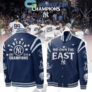 New York Yankees 2024 AL East Division Champions Locker Room Baseball Jacket