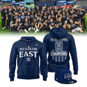 New York Yankees 2024 AL East Division Champions Locker Room Hoodie T-Shirt