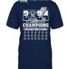 New York Yankees Celebrating AL East Division Champions 2024 T-Shirt