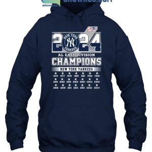 New York Yankees 2024 AL East Division Champions T-Shirt