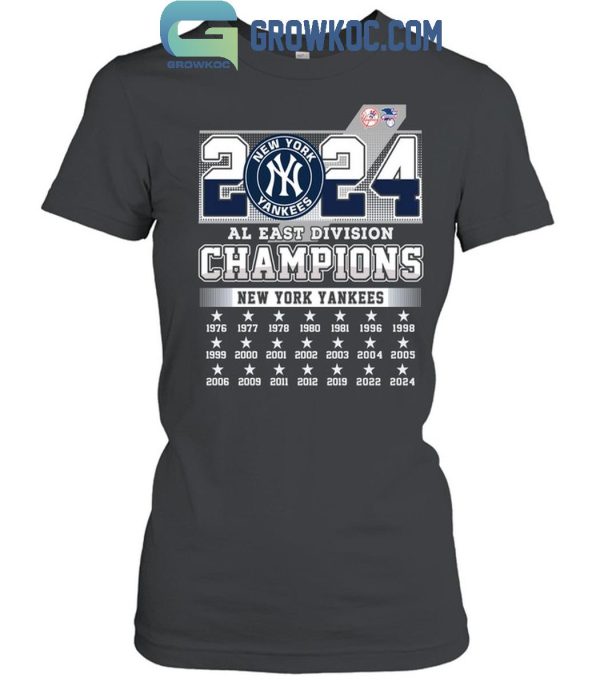 New York Yankees 2024 AL East Division Champions T-Shirt