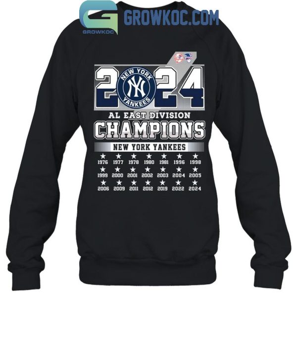 New York Yankees 2024 AL East Division Champions T-Shirt