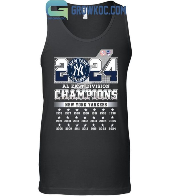 New York Yankees 2024 AL East Division Champions T-Shirt