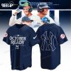 New York Yankees October Ready 2024 Stripe Version Baseball Jersey