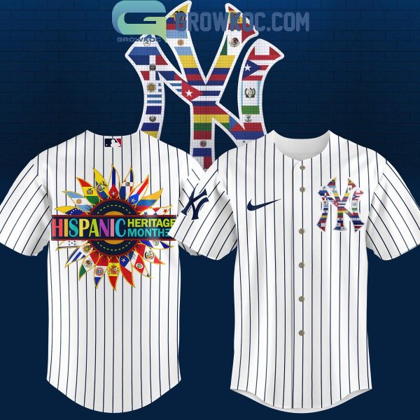 New York Yankees Happy Hispanic Heritage Month Baseball Jersey