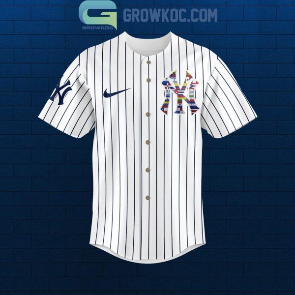 New York Yankees Happy Hispanic Heritage Month Baseball Jersey