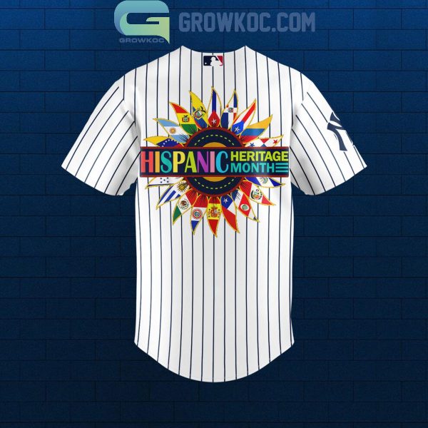 New York Yankees Happy Hispanic Heritage Month Baseball Jersey