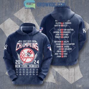 New York Yankees October Ready American League East Division Champs Hoodie T-Shirt