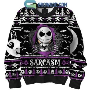 Nightmare Before Christmas Sarcasm Mentally Hilarious Ugly Sweater