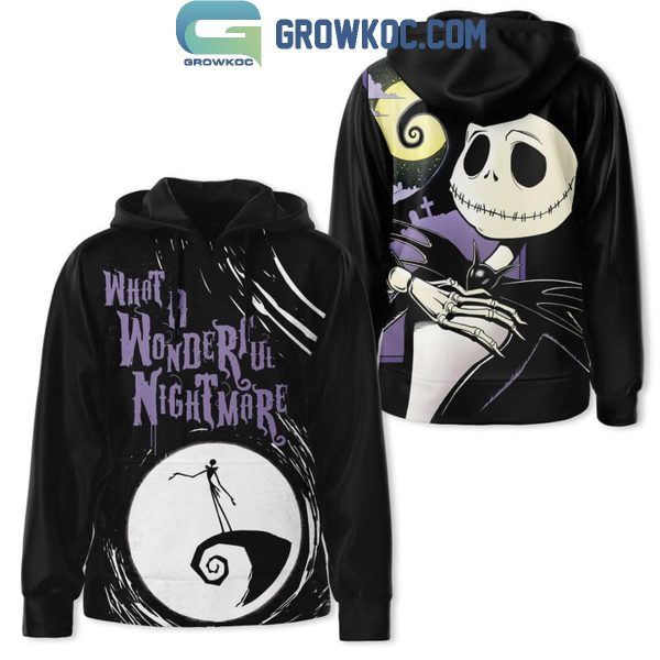 Nightmare Before Christmas What A Wonderful Nightmare Hoodie T-Shirt