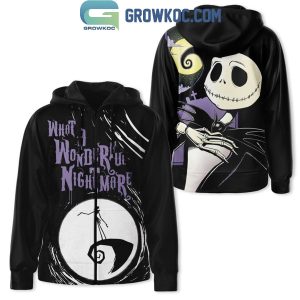 Nightmare Before Christmas What A Wonderful Nightmare Hoodie T-Shirt