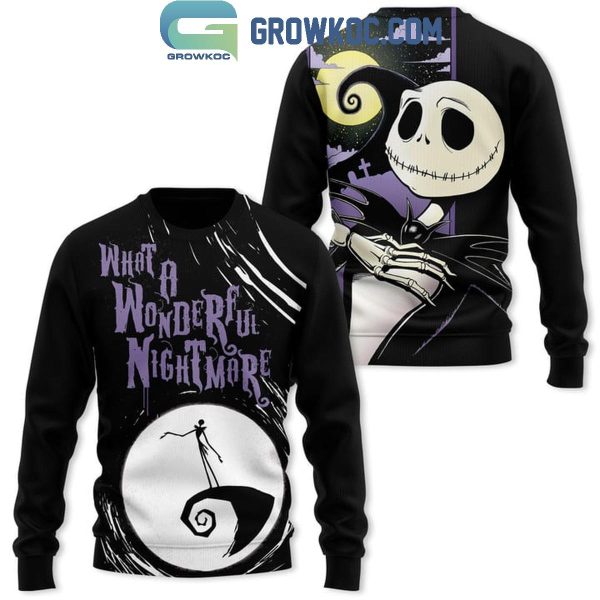 Nightmare Before Christmas What A Wonderful Nightmare Hoodie T-Shirt