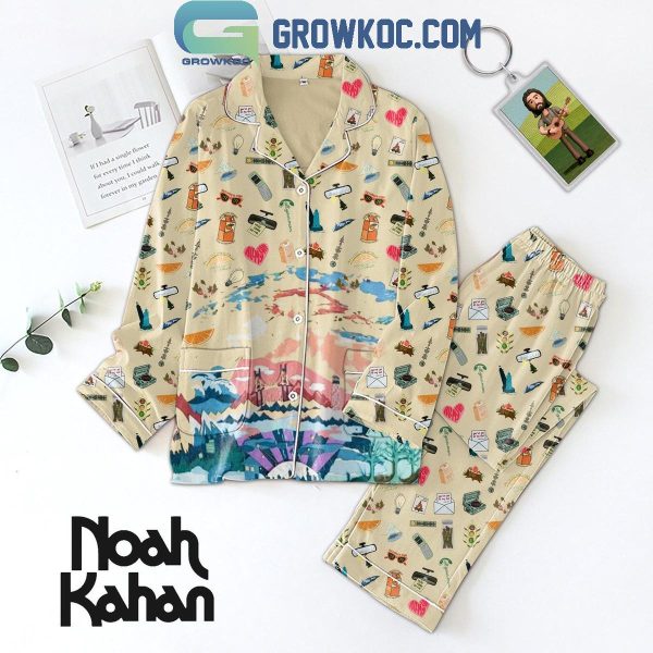 Noah Kahan Call Your Mom Polyester Pajamas Set