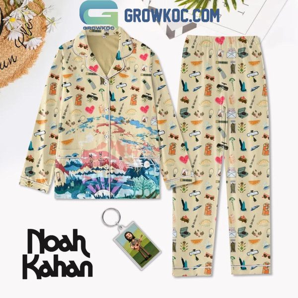 Noah Kahan Call Your Mom Polyester Pajamas Set