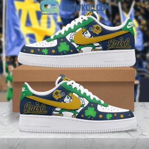 Notre Dame Fighting Irish Festive Design 2024 Air Force 1 Shoes