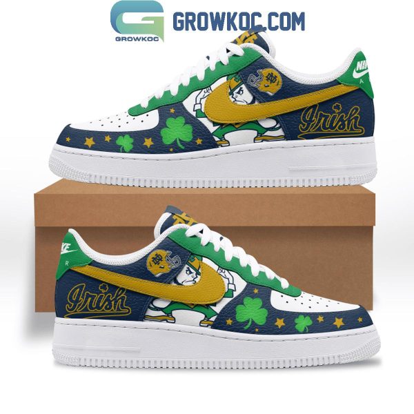 Notre Dame Fighting Irish Festive Design 2024 Air Force 1 Shoes