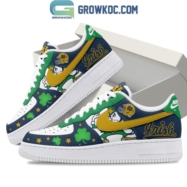 Notre Dame Fighting Irish Festive Design 2024 Air Force 1 Shoes