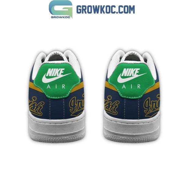 Notre Dame Fighting Irish Festive Design 2024 Air Force 1 Shoes