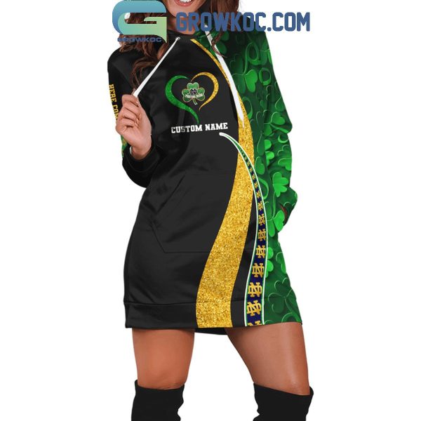 Notre Dame Fighting Irish My Heart Is Full Of Irish Personalized Hoodie Dress