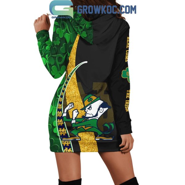 Notre Dame Fighting Irish My Heart Is Full Of Irish Personalized Hoodie Dress