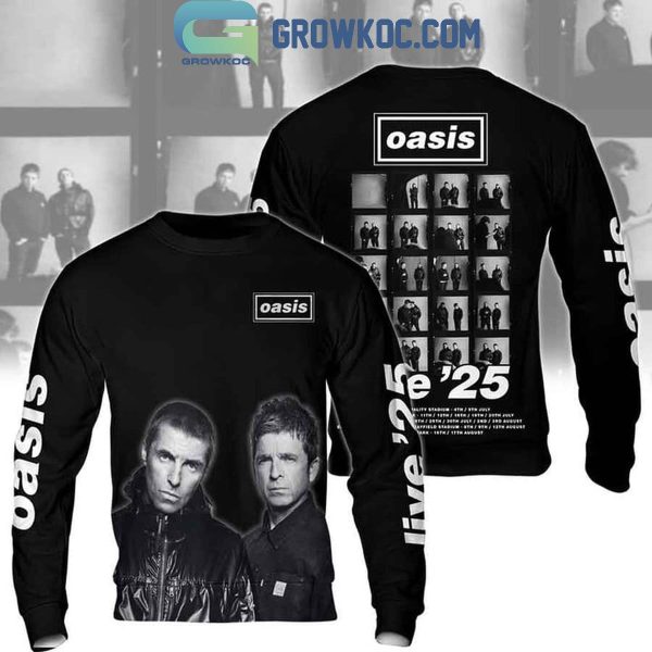 Oasis Live ’25 Cardiff Principality Stadium 2024 Hoodie T-Shirt