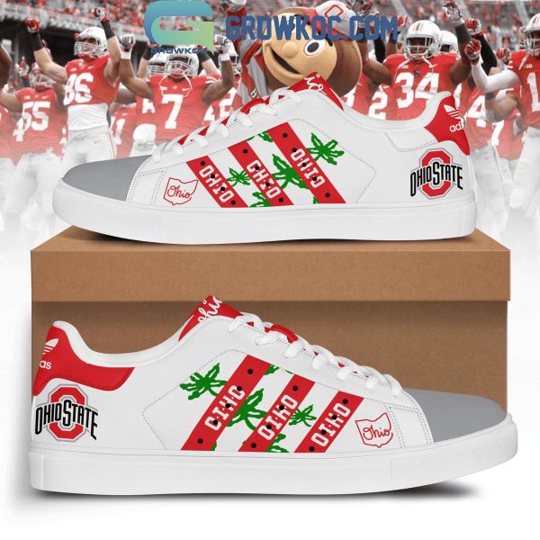 Ohio State Buckeyes 420 True Love Stan Smith Shoes