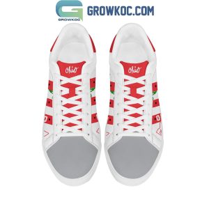 Ohio State Buckeyes 420 True Love Stan Smith Shoes