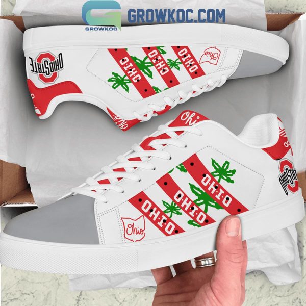 Ohio State Buckeyes 420 True Love Stan Smith Shoes