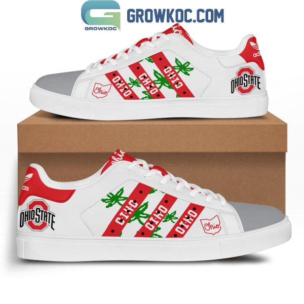 Ohio State Buckeyes 420 True Love Stan Smith Shoes