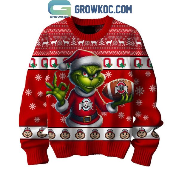 Ohio State Buckeyes Christmas Go Bucks 2024 Ugly Sweater