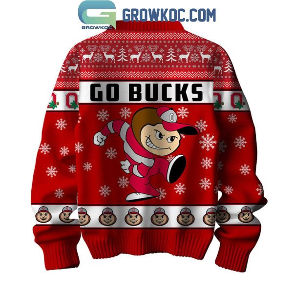 Ohio State Buckeyes Christmas Go Bucks 2024 Ugly Sweater