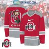 Ohio State Buckeyes Football Team Go Buckeyes Hockey Jersey