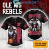 Ole Miss Rebels Football Fear The Rebels 2024 Halloween Personalized Baseball Jersey